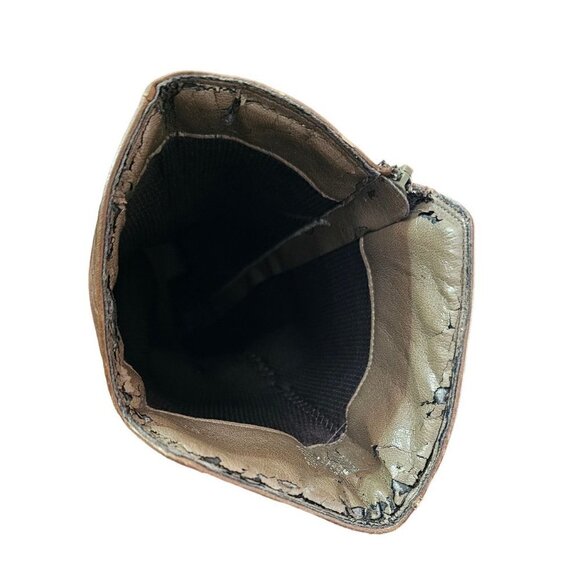 RARE VINTAGE Danisha by Siete Leguas brown 3.75" heels boots size size MX26.5/7. - Picture 5 of 16